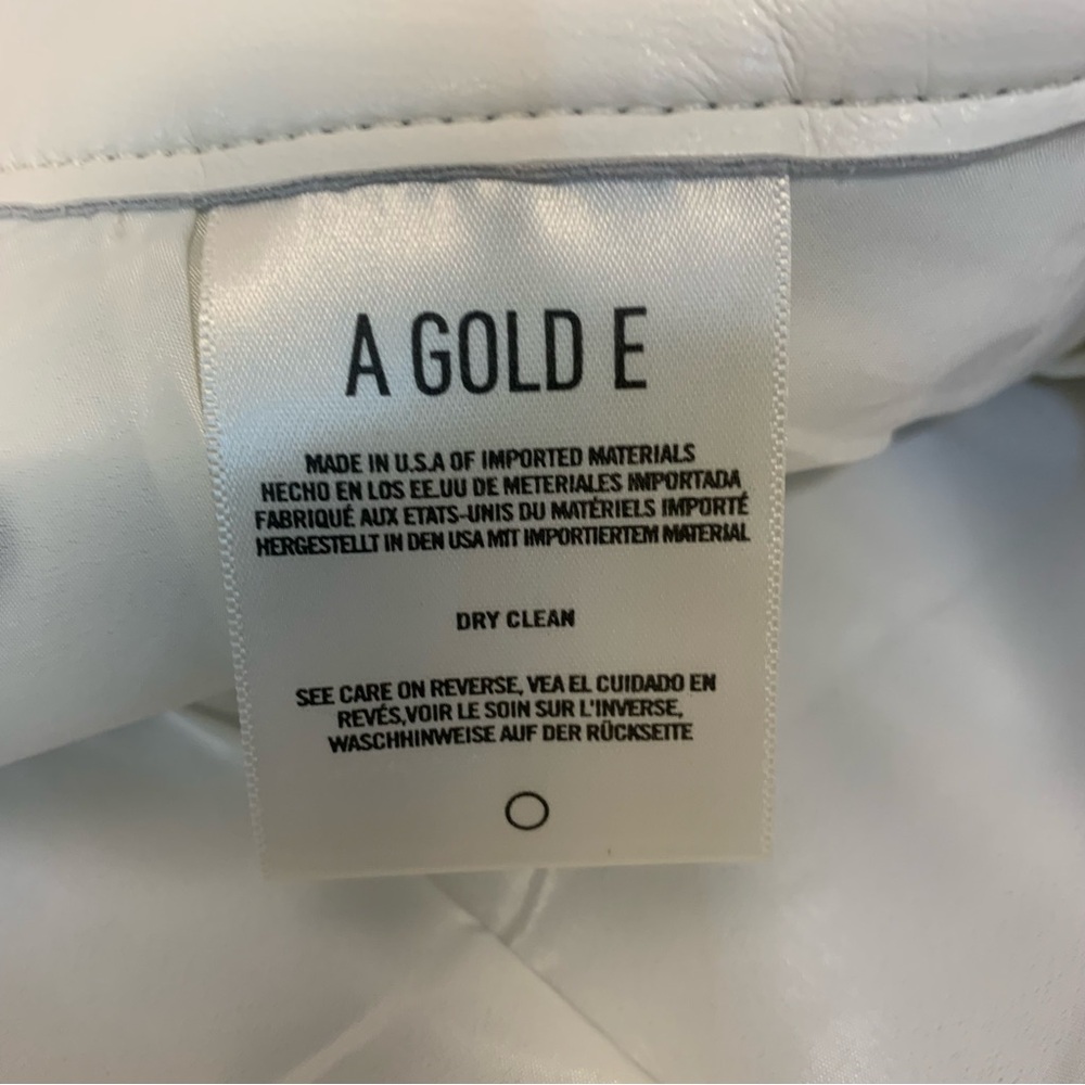 Agolde 90s Pinch Waist Recycled Leather Pants - Picture 5 of 15
